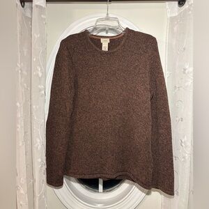 L.L. Bean Brown Pullover Sweater - M